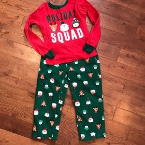 Holiday Squad Christmas PJ set from Carter’s, size 5